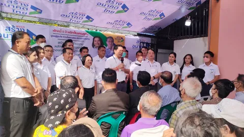 “อุตตม” ควง “สุรนันทน์” ลุย ดอนเมือง ลั่น สอท.สู้เลือกตั้งทุกเขตในกทม.