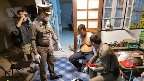 มัดมือ-เท้า รัดคอแทงโหด ฆ่าหญิงวัย 54 หมกห้องน้ำ ที่แท้ฝีมือช่างซ่อมประปา