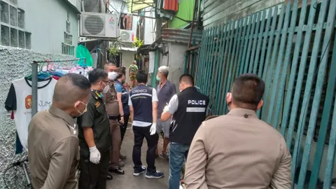 มีดคัตเตอร์ปาดคอสยอง ผัวโหดฆ่าเมียวัย 34 เพื่อนบ้านเห็นไม่มีใครกล้าช่วย