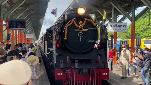 ททท.และการรถไฟฯ นำขบวนรถจักรไอน้ำ โปรโมตการท่องเที่ยวที่ฉะเชิงเทรา