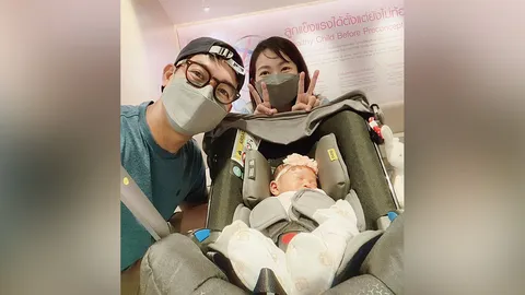 น่าเอ็นดูสุดๆ น้องยูนิ ในขณะหลับใส่ น้าเวียร์-วิกกี้ ว่าที่คุณพ่อคุณแม่ป้ายแดง 