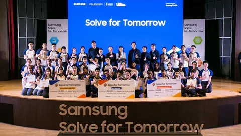 ซัมซุง เปิดเวทีระดับโลก เยาวชนไทยตบเท้าเข้าร่วมการแข่งขันออกแบบนวัตกรรม Samsung Solve for Tomorrow