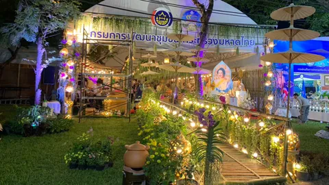 "กรมการพัฒนาชุมชน" เชิญเที่ยวงานกาชาด ปี 65 สวนลุมพินี ระหว่าง 8-18 ธ.ค.