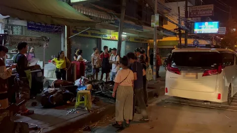 ตั้งข้อหา แอล กมลวรรณ ขับรถประมาท ชนกวาดหน้าร้านข้าวต้ม 8 คันที่ชลบุรี