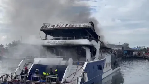 เจ้าท่าฯ ตรวจไฟไหม้เรือครุยส์หรู พบโครงสร้างด้านบนเสียหาย เร่งหาสาเหตุ