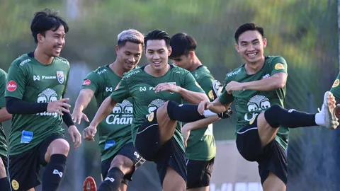 มาแล้ว "ลีซอ" สมทบซ้อม "ทีมชาติไทย" ยันเต็มที่จนวันสุดท้าย ก่อนเกมอำลาพบ "ไต้หวัน"