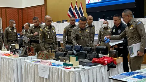ยึดกว่าพันล้านบาท เว็บพนันรายใหญ่ รวบเจ้าของกับ 4 สมุน แฉเทรดหุ้นฟอกเงิน