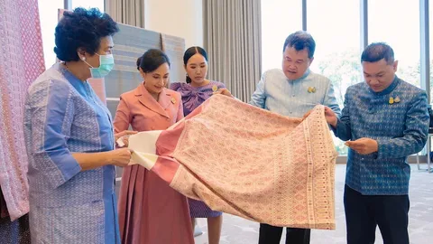 โชว์ผ้าทอ