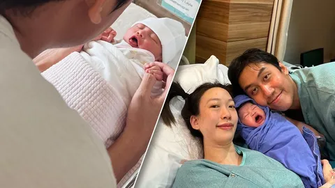 เผยโฉมหน้า น้องเลฬา ทายาทแกรมมี่ ลูกสาวอิงฟ้า-นาฑี ฉายแววสวยแต่เกิด