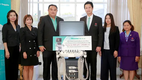 "ฉันท์ชาย พันธุฟัก" มอบเครื่องตรวจอวัยวะภายใน ณ รพ.จุฬาลงกรณ์