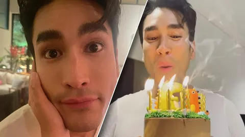 ญาญ่า ยกเค้กวันเกิดพร้อมอวยพรสุดหวาน ณเดชน์ ส่งสายตาอ้อนดั่งลูกกวางน้อย