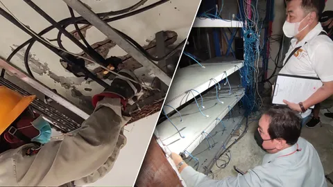 ค้นเหมืองขุดบิตคอยน์ ย่านลาดปลาเค้า ลอบใช้ไฟฟ้า ไหวตัวทันทิ้งไว้แค่สายไฟ