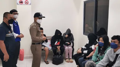 ตม.สระแก้ว ช่วย 7 คนไทยพ้นขุมนรกเขมร ถูกหลอกเป็นแก๊งคอลเซ็นเตอร์