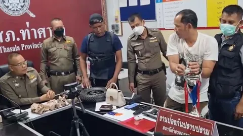 บุกรวบ "หวี ท่าหลา" พ่อค้ายารายใหญ่ ขณะหลับคาบ้าน ผงะพบซุกยา-เงิน อื้อ