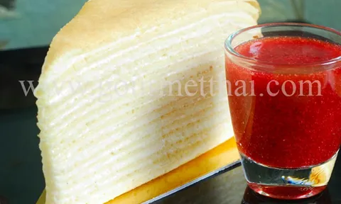 ลิ้มรสเครปพันชั้น @ Mille Crêpe