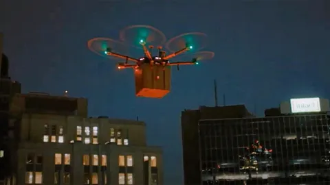 โดรนพิสูจน์แนวคิด นำอวัยวะส่งโรงพยาบาล