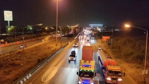 สายเอเชียขึ้นเหนือ เริ่มติดตั้งแต่บางปะหัน เหตุรถชะลอตัวคนแวะปั๊มจนแน่น