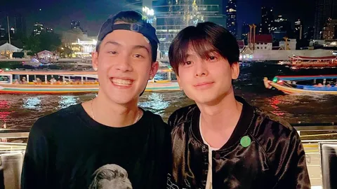 อชิ-เจ้านาย ร่วมเฟรมถ่ายรูป ชาวเน็ตชมหล่อแพ็กคู่ ส่งอีโมจิหัวใจรัวๆ