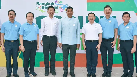 ผู้ว่าฯ กทม. เป็นประธานในพิธีทำบุญตักบาตรในโอกาสขึ้นปีใหม่ กรุงเทพดีต่อใจ