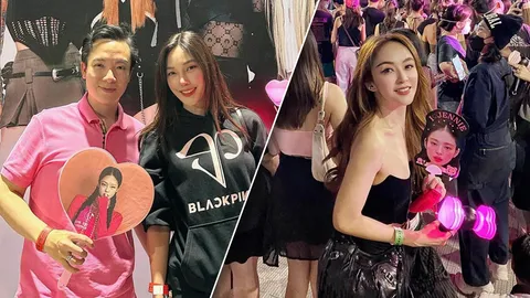 ส่องภาพดาราไทยแห่ดูคอนเสิร์ต BLACKPINK แต่ละคนแต่งตัวสวยหล่อจัดเต็ม