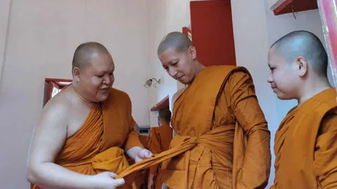 บวชแล้ว พระโตโน่รูปงามพร้อมทีมงาน 4 รูป เตรียมไปจำวัดที่ลาว (คลิป)