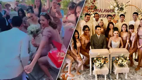 เอ็มมี่ แม็กซิม ควงแฟนหนุ่มวิวาห์ งานนี้เจ้าสาวแห่ขันหมากสู่ขอเจ้าบ่าว