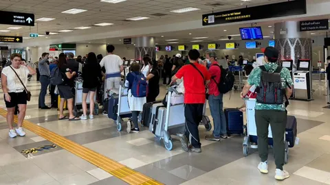 สนามบินเชียงใหม่ พร้อมรับทัวร์จีน 18 ม.ค.เที่ยวแรกบินตรงจากเซี่ยงไฮ้ 