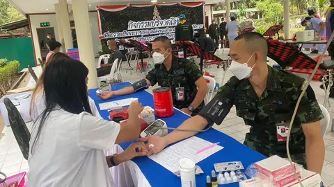 กกล.บูรพา จัดกิจกรรมบริจาคโลหิต อวัยวะและดวงตา เพื่อถวายเป็นพระราชกุศล