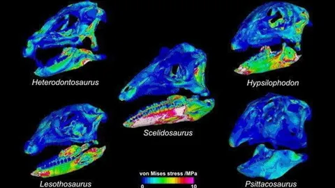 ไดโนเสาร์กินพืชมีวิธีการกินอาหารต่างกัน