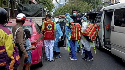 แท็กซี่เศร้า ซดยาล้างห้องน้ำ หวังจะฆ่าตัวตาย ต่อหน้าลูก 2 คน ร่อแร่-อยู่ในรถ