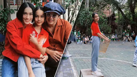 ไอด้า-แอมมี่ แท็กทีมเชียร์ น้องลัลลาเบล แข่งกีฬาสีโรงเรียน