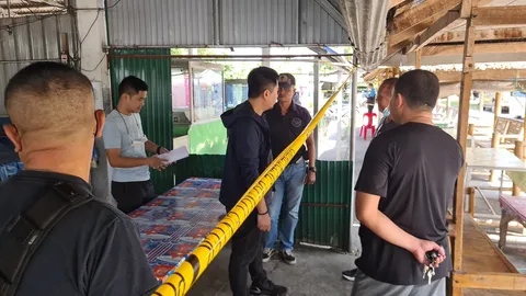 ตร.เมาเปิดศึกยิงกลางร้านอาหาร ถูกสวนถล่มด้วย M-16 ตาย 1 เจ็บ 2