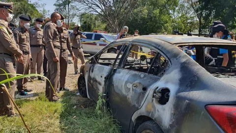 ผบช.ภ.1 ตามคดียิงหนุ่มเงินกู้แล้วเผาที่ลพบุรีปมล้างแค้น ออกหมายจับ 3 ราย