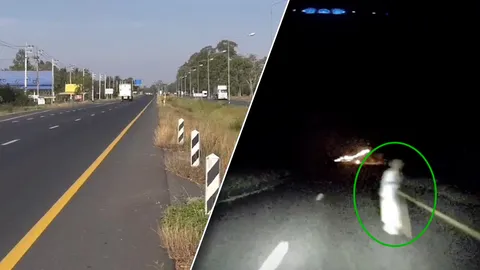 ไม่ใช่ผี หญิงชราตัดหน้ารถ แต่ตอนนี้ตายแล้ว ถูกคันหลังชนเสียชีวิต (คลิป)