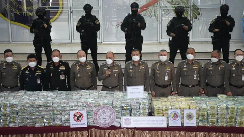 ตำรวจ บช.ปส.แถลงจับเครือข่ายยาเสพติด ได้ของกลางไอซ์ 1,145 กิโลกรัม