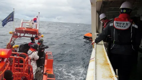 เรือบรรทุกสินค้าฮ่องกง อับปางนอกชายฝั่งเกาะเชจู สูญหาย 8 ราย