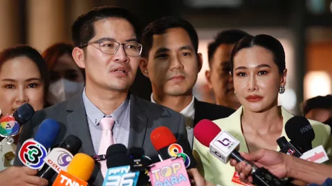 “มงคลกิตติ์” เปิดตัว “กุ้งพลอย” อดีตภรรยาศรราม ร่วมงานพรรคไทยศรีวิไลย์