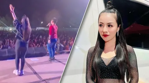 ใบปอ รัตติยา สุดช็อกเจอเรื่องไม่คาดคิดขณะเล่นคอนเสิร์ต จนต้องยุติการแสดง (คลิป)