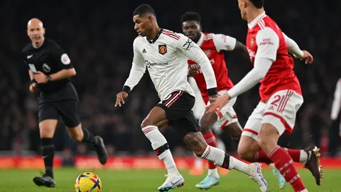 ใครก็ได้หยุดผมที "แรชฟอร์ด" ลากเกินครึ่งสนาม ตะบันด้วยซ้ายใส่ "นอตติงแฮมฯ" (คลิป)