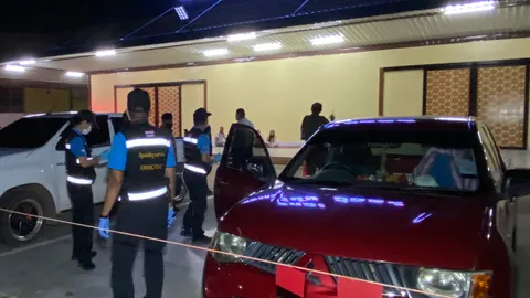 หนุ่มใหญ่เมาดุ ฉุนเพื่อนร่วมงาน ยิงดับแค้นเจ็บ 1 คางานเลี้ยงบริษัท