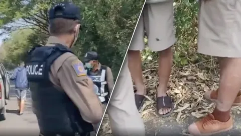 รวบ 3 นักเรียนชายเข้าป่า "สูบกัญชา-ซดน้ำท่อม" ค้นเจออุปกรณ์เสพเพียบ