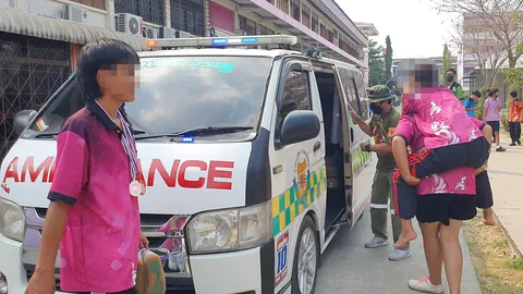 หาม นร.โรงเรียนดังปทุมฯ ส่งรพ.อุปทานหมู่ ล้มฟุบหมดแรงในงานกีฬาสีกว่า 20 คน