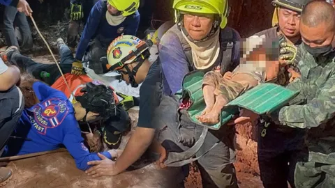 18 ชั่วโมง ระทึกเป็นตายเท่ากัน ช่วยเด็กตกท่อลึก 15 เมตร