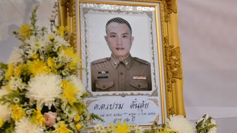 ปูนบำเหน็จ ด.ต.เปรม ถูกยิงขณะปิดล้อมตรวจค้น ได้เป็น พ.ต.ต. เงินช่วย 2.7 ล้าน