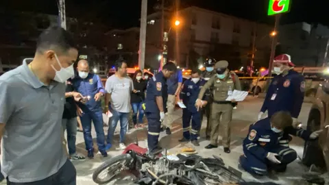 วัยรุ่นบางพลีอย่างโหด ตีกันไม่หนำใจ ใช้ปิกอัพขับไล่ชนดับ 1 (คลิป)