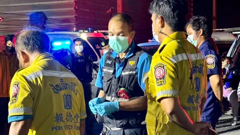 มือปืนรัว 8 นัดดับเถ้าแก่เจ้าของรถหัวลากคาออฟฟิศ ตร.คาดปมชู้สาว