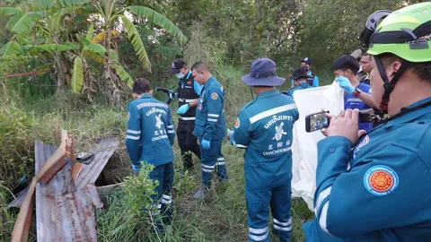 สะเทือนใจ แม่วัย 33 ซึมเศร้า อุ้มลูกออทิสติก 4 ขวบโดดบ่อน้ำร้างตาย 2 ศพ