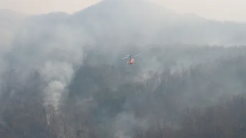 ไฟป่าโหมหนัก "แม่สอด" วิกฤติ ค่าฝุ่น PM 2.5 พุ่งสูงกระทบประชาชน