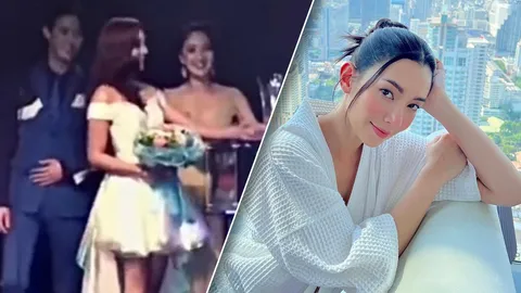 ชาวเน็ตขุดคลิป เบลล่า รับรางวัลพร้อม แต้ว โยงดราม่าแย่งซีน รีบให้อภัย ใหม่ ดาวิกา (คลิป)