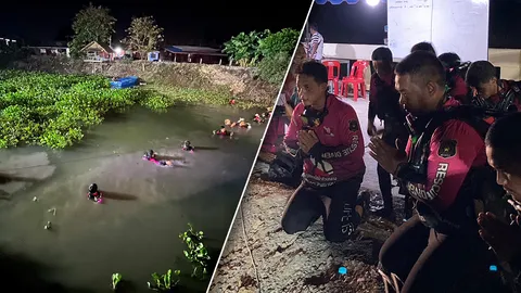 13 ชีวิต ดำน้ำ จุดใหม่ หานานกว่า 3 ชั่วโมง ยังไม่พบร่องรอย "น้องต่อ"